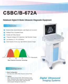 Newest Ultrasound machine/system /scanner Convex +linear probe 