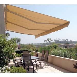 RETRACTABLE 11.5 X 8 PATIO AWNING 11.5FT X 8FT (3.5M X 2.5M) SOLID 