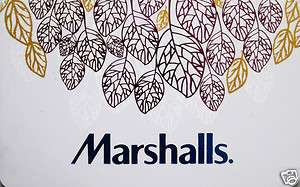 MARSHALLS Gift Card Autumn COLLECTIBLE NO VALUE 2011  