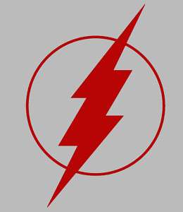 The Flash Window Decal Sticker Comic Superhero RED  