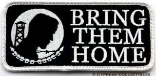 POW MIA EMBROIDERED PATCH new MILITARY Bring Them Home  