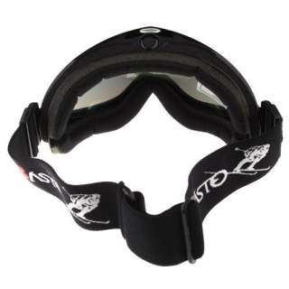 Basto Anti Fog Dual Lens Sport Ski Snowboard Goggles Black Frame for 