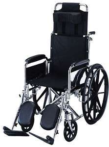 Roscoe Reclining Wheelchair Recliner Wheel Chair 18w  