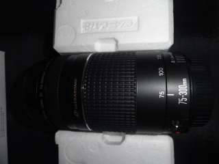 Canon EF 75   300mm f/4 5.6 III USM lens 75 300 mm Ultrasonic 
