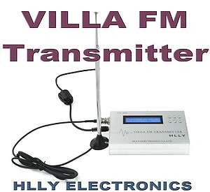   VILLA 0.5W 500mW Fm PLL Stereo Transmitter Radio Station Ship from USA
