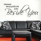   HAVE BESIDE YOU decal wall art sticker quote transfer graphic DAQ21