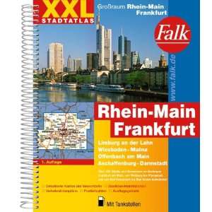 Falk XXL Stadtatlas Großraum Rhein Main, Frankfurt  
