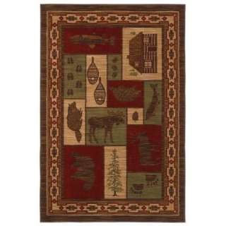   Light Dark Brown 8 Ft. X 10 Ft. Area Rug 223526 at The Home Depot