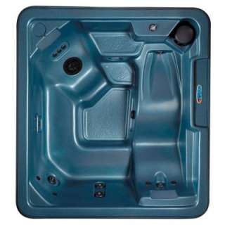   Plug and Play 5 Person 30 Jet Spa with 2.2 HP BT Pump in Blue Denim