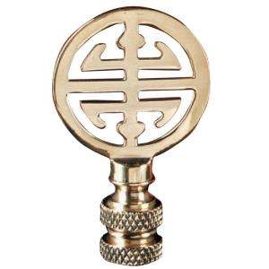 Mario Industries Asian Design Brass Lamp Finial B4  