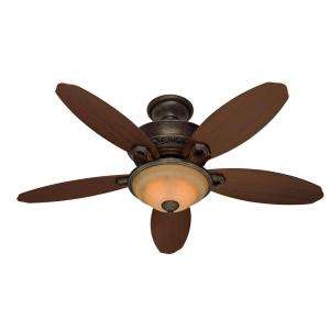 Hunter Sicily 52 in. Roman Bronze Ceiling Fan 21315 at The Home Depot
