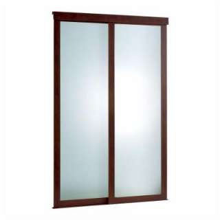 Pinecroft 48 In. X 80 1/2 In. Sliding Frosted Glass Fusion Frosted 
