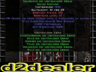 Diablo 2 LoD SC NEW LADDER IK Set Immortal King Barb D2  