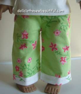 Doll Clothes fits American Girl Oriental Style Pajamas!  