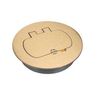 Carlon 1 Gang Round Floor Box Cover E97BRR at The Home Depot