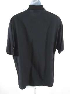 GIANFRANCO FERRE Mens Black Embroidered Shirt Medium  