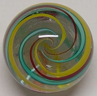 Winlock Marbles ~ Banded Swirl ~ Handmade Marble  