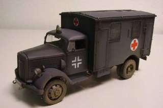 Opel Blitz 3 ton Ambulance Krankenwagen 132 Forces of Valor 80073 