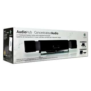 Logitech AudioHub Notebook Speaker System w/3 Port USB  