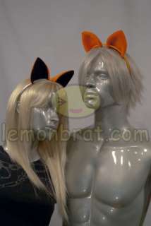 Orange Kyo Cat Tail and Ears Cosplay Halloween Accessories Fruits 