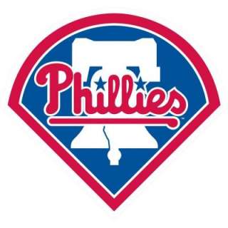 Fathead 38 In. x 41 In. Philadelphia Phillies Logo Wall Appliques FH63 