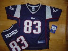 New England Patriots NFL Branch Jersey Youth 5/6 Boys M  