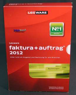 Lexware Faktura + Auftrag 2012 Vollversion Box (16.0) + Handbuch OVP 