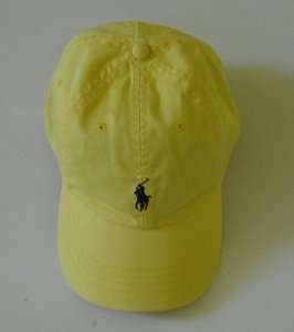 BNWT Polo by Ralph Lauren Cap Hat One size Yellow  