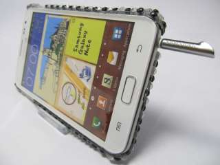 Samsung Galaxy Note N7000 i9220 Case Strass Cover Hülle Schleife 