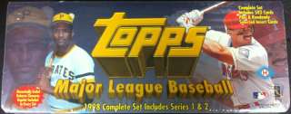 1998 Topps Baseball Hobby Complete Factory Sealed Set  
