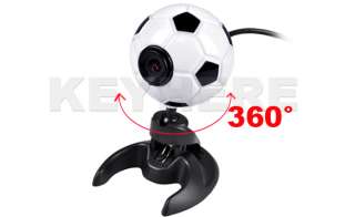 USB 2.0 Football 300K Pixels Webcam Web Cam 