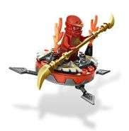 Lego ninjago nrg kai minifigure with spinner and weapon 9591 NEW 