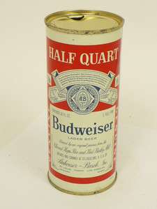   Budweiser Half Quart 16oz 5 City Beer Can Flat Top Tavern Trove