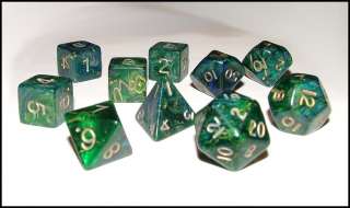 DELUXE DICE SET (Marine) Dungeons & Dragons RPG  