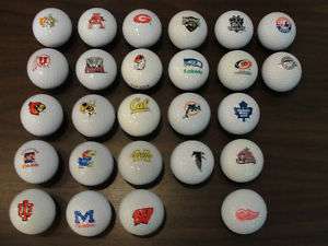 Officially Licensed Golf Balls   MLB, NCAA, NFL, NHL  