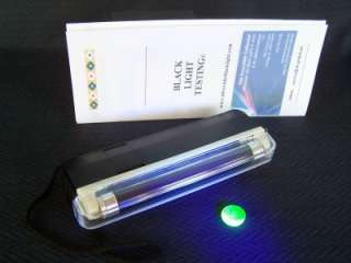 Check POSTAGE STAMPS & TAGGING w 2 in 1 flashlight & 4w UV BLACK LIGHT 