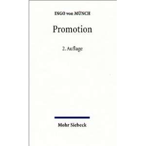 Promotion  Ingo von Münch Bücher