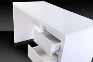 Design Schreibtisch Paolo hochglanz weiss Bürotisch  