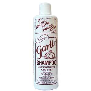 Nutrine Garlic Shampoo for Excessive Hair Loss 16 oz  