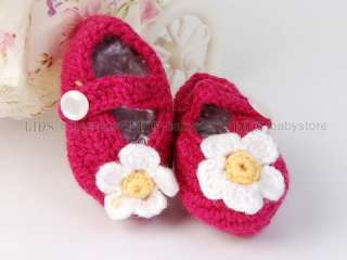 newborn doll baby girl crochet handmade shoes CH8  