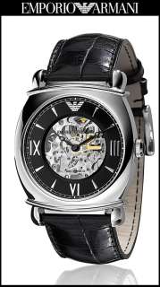 Latest Emporio Armani Men Meccanico Skeleton Watch AR4633 Sale  