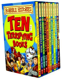 Horrible Histories 10 Books Box Set Collection RRP £59.10