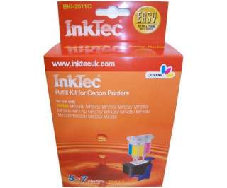 Inktec Ink Cartridge Black Refill Kit Canon Pixma MP250  