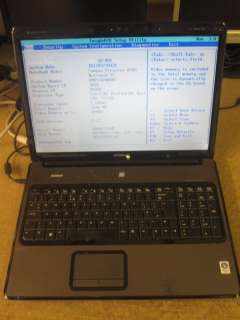 HP Compaq Presario A900 A910EM 17.1 inch BIOS Spares Repair Laptop (38 