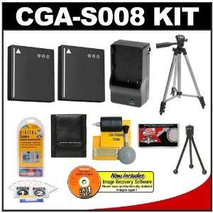  (2) CTA CGA S008 Rechargeable Li ion Batteries + Mini 