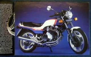 HONDA CBX 550 F & CBX 550 FII SALES BROCHURE 1982.  