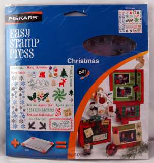   , gift wrap and more with the new FISKARS Easy Stamp Press