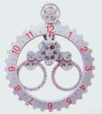  Invotis BIG Year Month Wheel Clock Wanduhr IV117 Weitere 