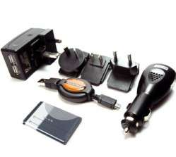 WORLDWIDE BATTERY TRAVEL CHARGER KIT FOR HTC DESIRE  