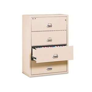  4 Drawer Lateral File, 37 1/2w x 22 1/8d, Letter/Legal 